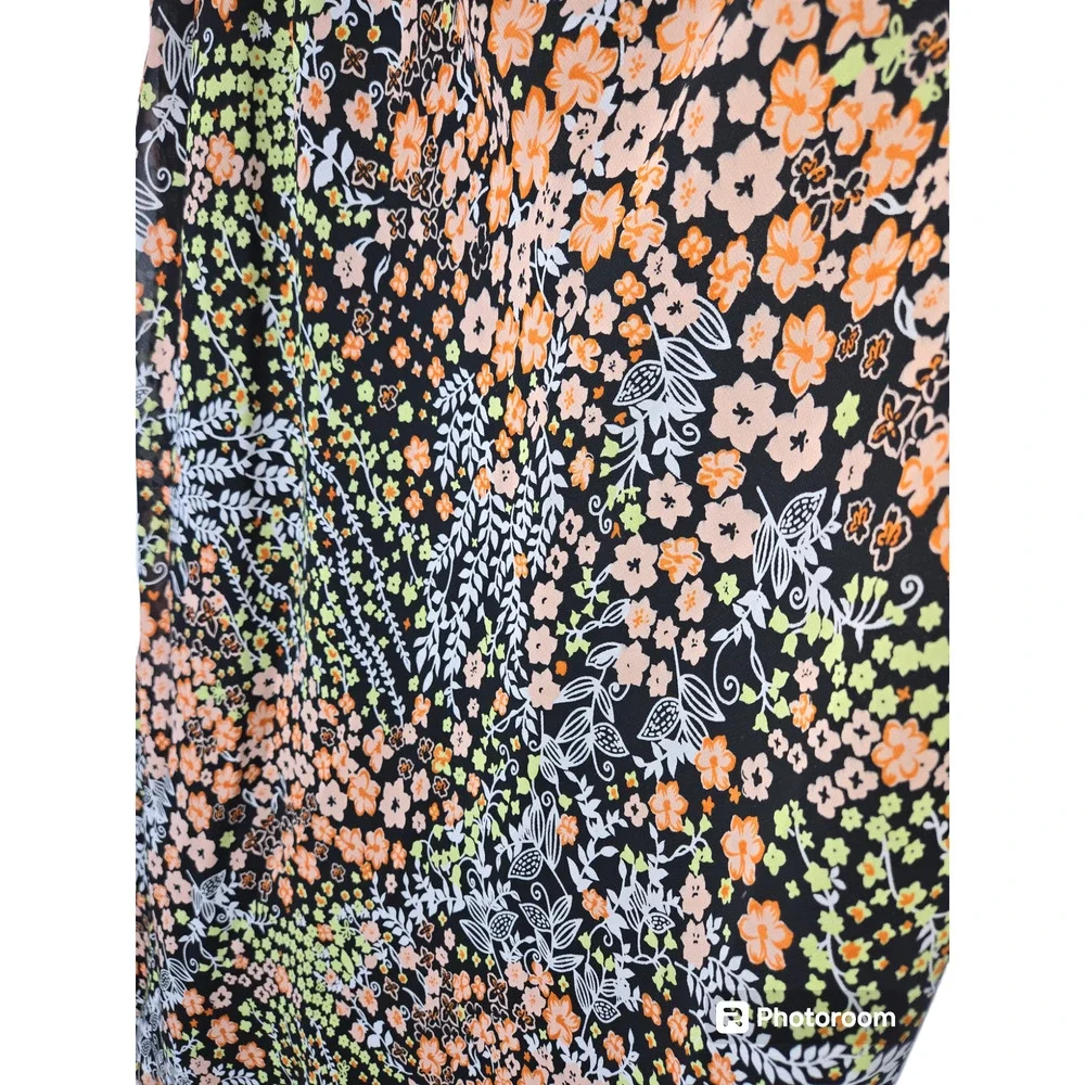 JBS Y2k 90s Boho Hippi Floral Maxi Skirt - Picture 5 of 5